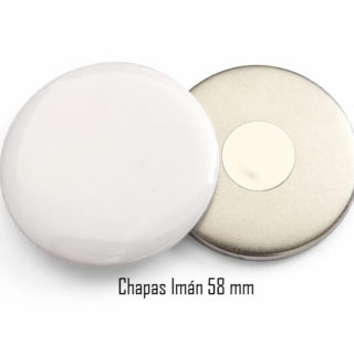 CHAPA IMAN PERSONALIZABLE DE 58 MM