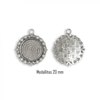 MEDALLITAS PERSONALIZABLES 20 MM